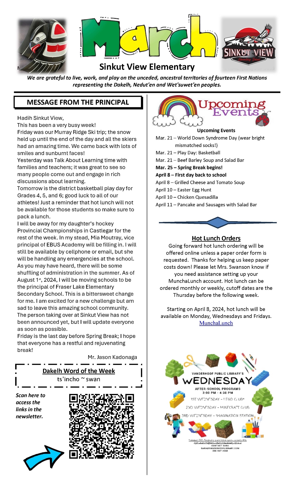 March 19 Newletter 1 Page 1